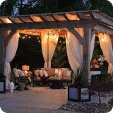 pergola im garten